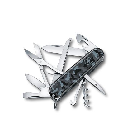 Victorinox Huntsman Grey/Blue Navy Camouflage Collection 91 mm