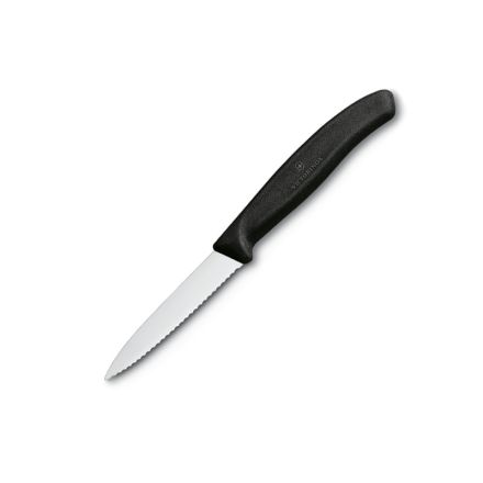 Victorinox Swiss Classic Paring Knife Serrated Black - 8cm