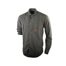 Wildebees Mens Casual Quick Dry Long Sleeve Fish Shirt Olive