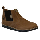 Wildebees Mens Buffalo Chelsee Pull Up Leather Tan