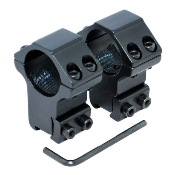 1inch 2pc Dovetail Rail Mounts - Medium