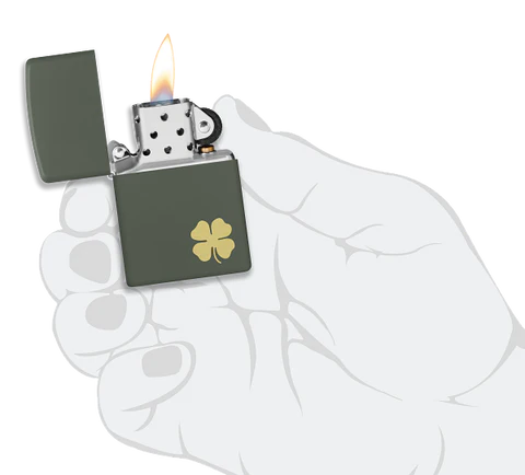 Zippo Four Leaf Clover