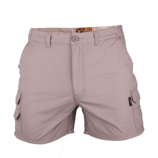 Wildebees Mens Casual Shorts Khaki