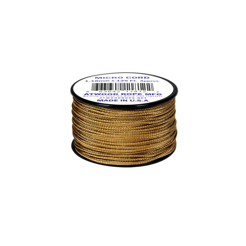 Atwood Micro Cord Tan 125ft x 1.18mm