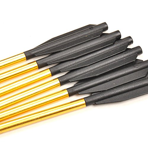 6.5inc 12pc Aluminium Bolt Arrows