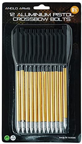 6.5inc 12pc Aluminium Bolt Arrows