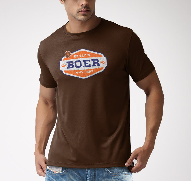 Boerboel Premium Cotton T-Shirt Printed – Brown “Boer”