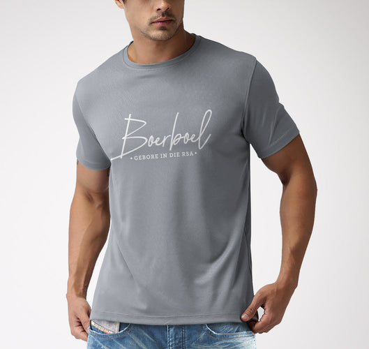 Boerboel Premium Cotton T-Shirt Printed – Dove Grey