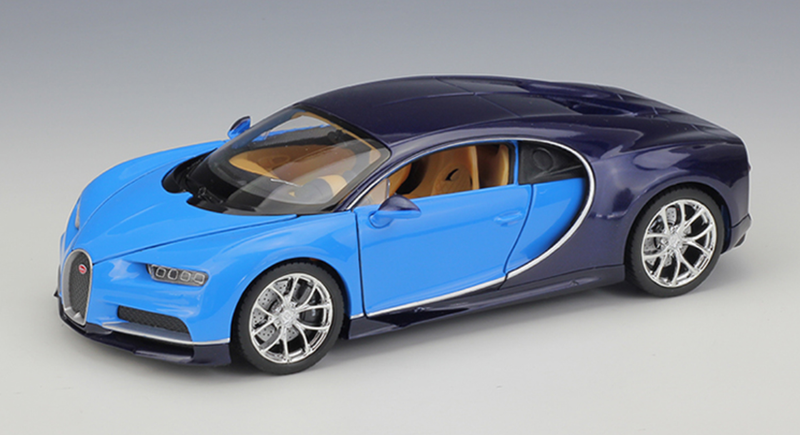 Welly Bugatti Chiron Blue 1/24