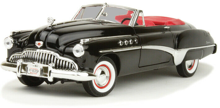 Buick Roadmaster Black/Red 1949 1/18
