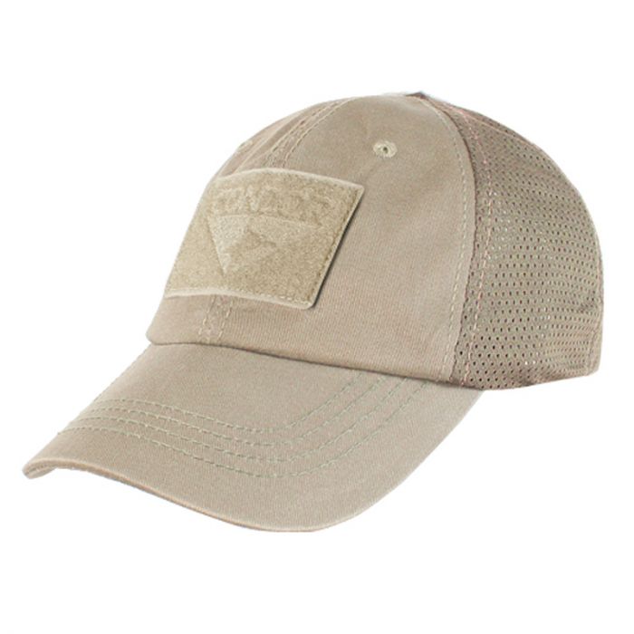 Condor Mesh Tactical Cap with Hook & Loop Panels