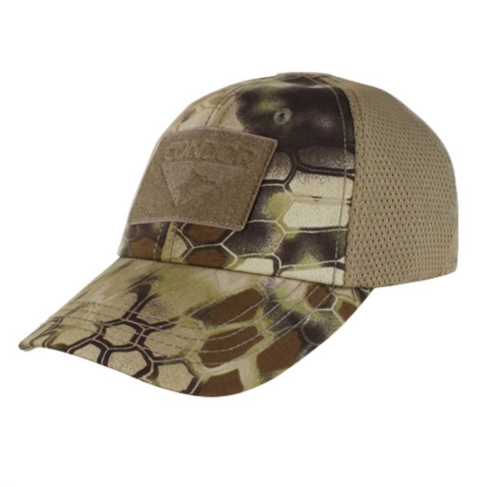 Condor Mesh Tactical Cap with Hook & Loop Panels - Highlander