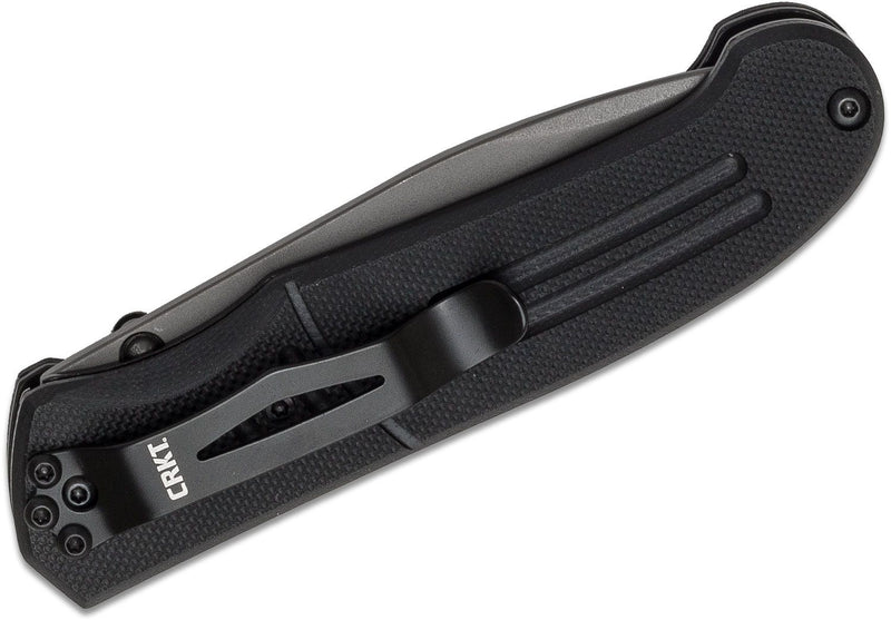 CRKT Icnitor Partially Serrated Black
