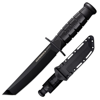 Cold Steel Leatherneck Tanto with Black Powder Coated German D2 Steel