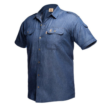 Boerboel Men’s Kalahari Shirt S/S – Denim