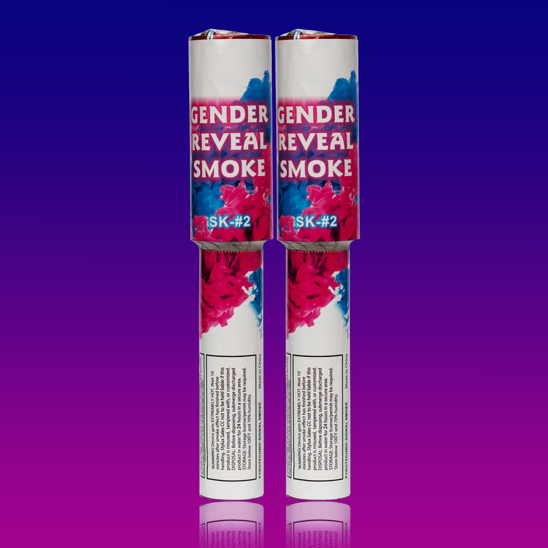 Smoke Effect  2pack Gender Reveal Smoke Grenade with Handle