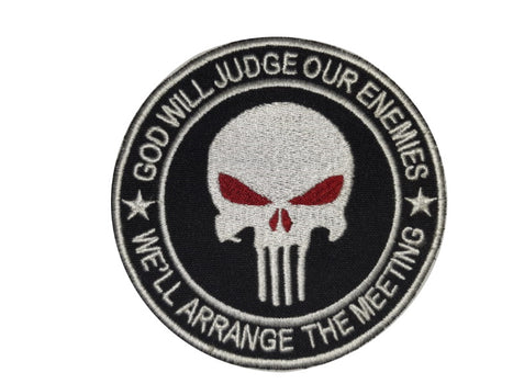 Embroidered Morale Patch - Punisher 3"