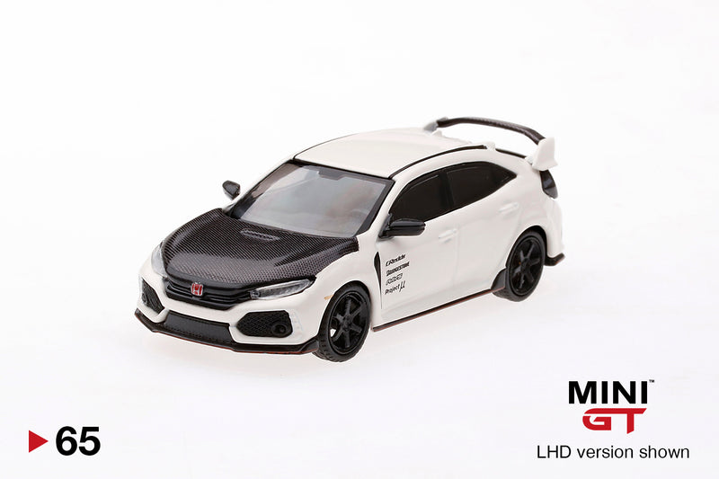 Honda Civic Type R (FK8) Championship white with Carbon Kit and TE37 Wheel