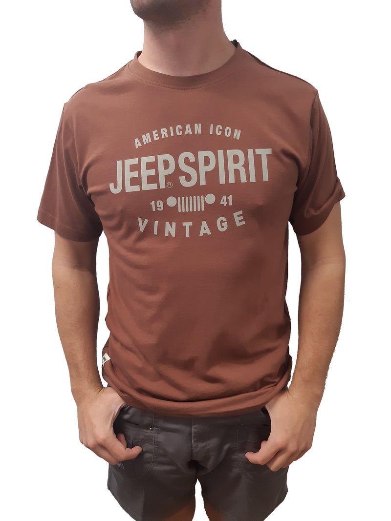 Jeep Cafe Grande Basic Graphic T-Shirt