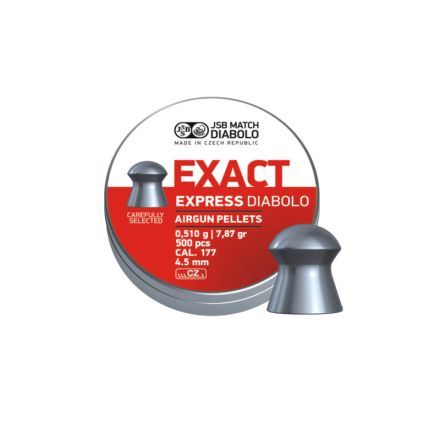JSB Diabolo Exact Express Pellets .177/4.52 mm - 500 Pieces