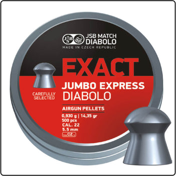 JSB Exact Jumbo Express 5.52mm 14.35Gr 500pc