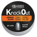 JSB KnockOut Slugs .216 Cal, 25.39 gr - 200 count