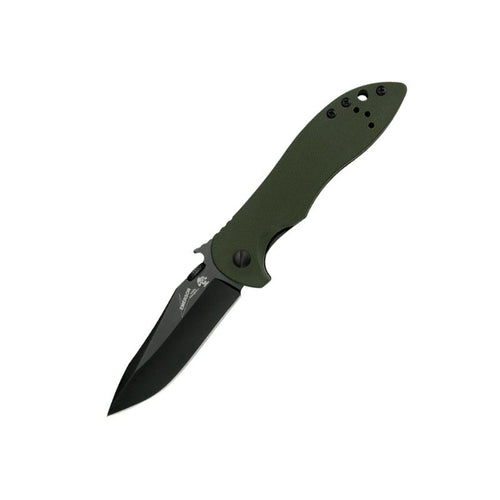 Kershaw Emerson CQC-5K Olive Drab Handle with Black Oxide Blade Coating