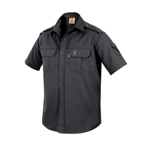 Boerboel Men’s Kalahari Shirt S/S – Charcoal