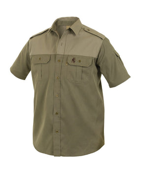 Boerboel Men’s Kalahari Shirt S/S – Olive & Putty