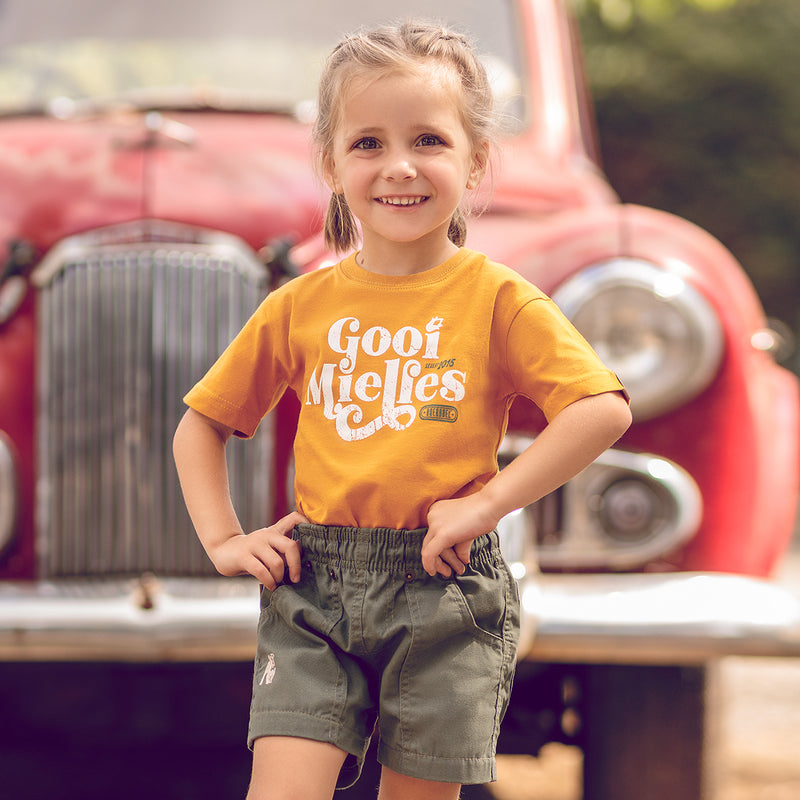 Boerboel Gooi Mielies Mustard Kids T-Shirt