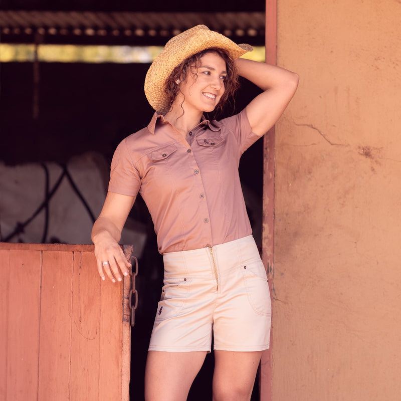 Boerboel Ladies Kalahari Shorts – Stone