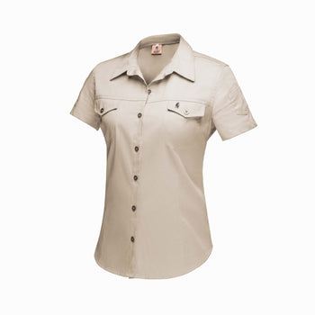 Boerboel Ladies Kalahari Shirt S/S – Stone