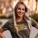 Boerboel Ladies Premium Cotton T-Shirt Printed – Green “Mielies” Tee