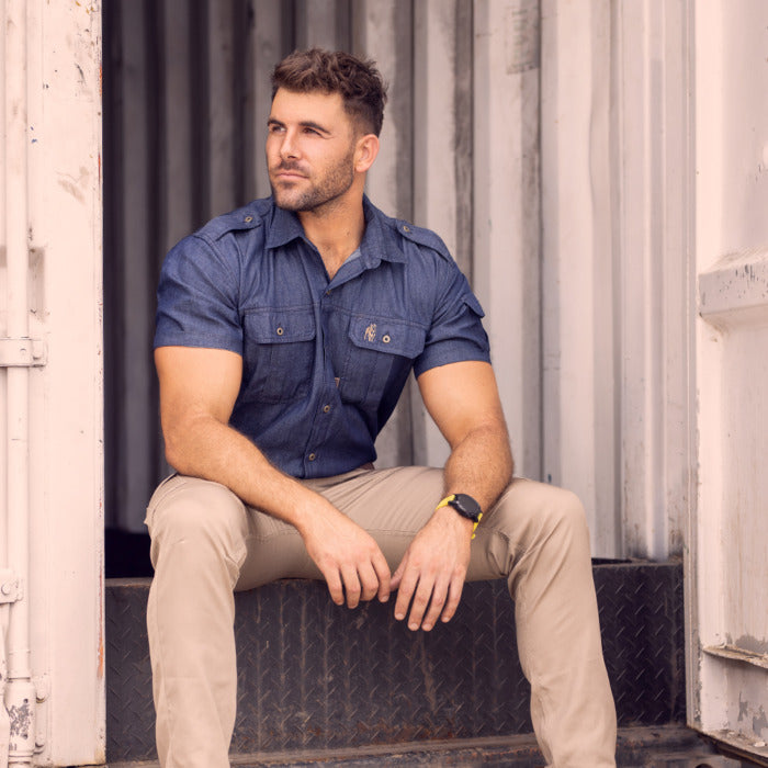 Boerboel Men’s Adjustable Kalahari Cargo Pants – Putty