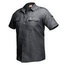 Boerboel Men’s Kalahari Shirt S/S – Black Denim