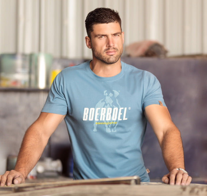 Boerboel Premium T-Shirt (AP) – Airforce Blue