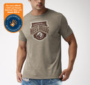 Boerboel Premium Cotton T-Shirt Printed – Sand Melange “Braaf” Tee