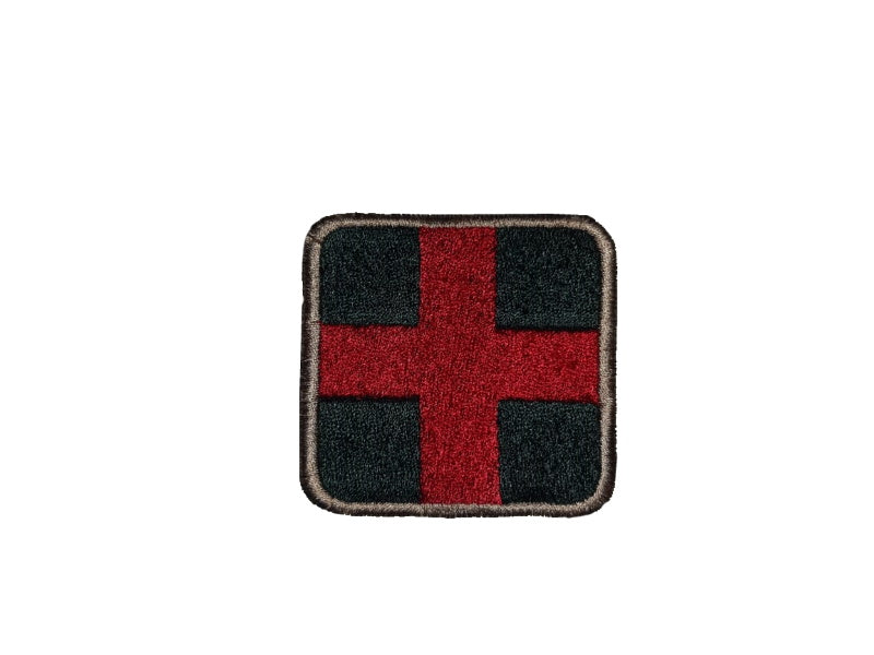 Embroidered Morale Patch - Medic Green 3" x 3"