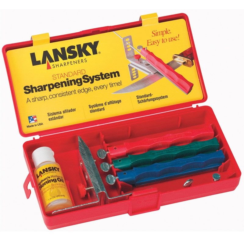 Lansky Standard Controlled Angle Sharpening Kit with 3 Hones
