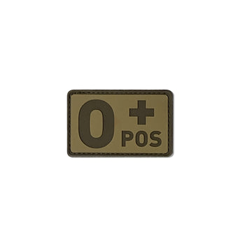 Nordiske PVC Patch Blood Type O