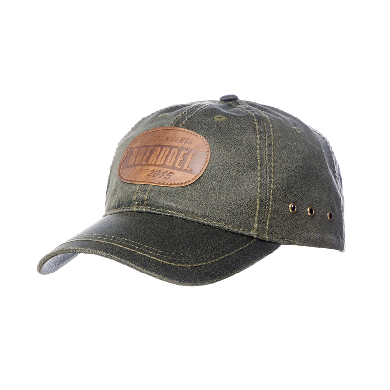 Boerboel Oilskin Cap – Olive