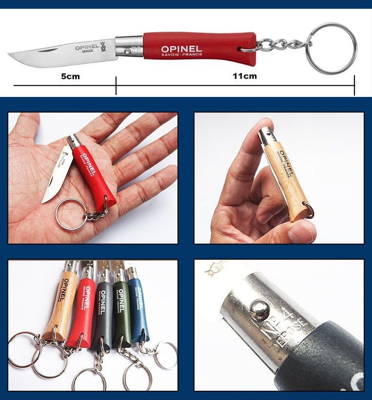 Opinel No 4 Keyring Colour