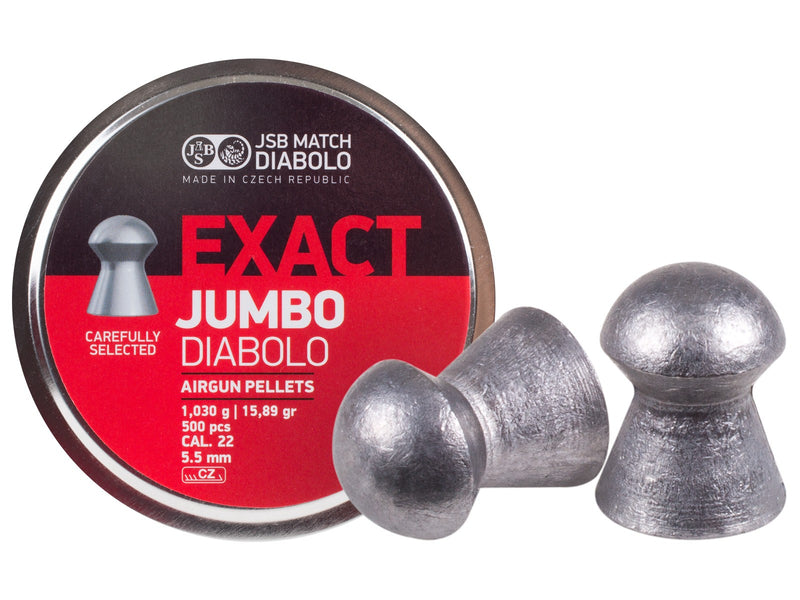 JSB Exact Jumbo Pellets .22/5.5mm - 15.89gr