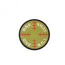 Embroidered Morale Patch - One Shot One Kill 3.25"
