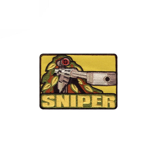 Embroidered Morale Patch - Sniper 2.5" x 3.5"