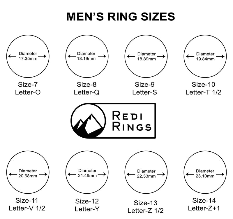 Redi Ring Mens Camo Silicone Ring Size available 7-14