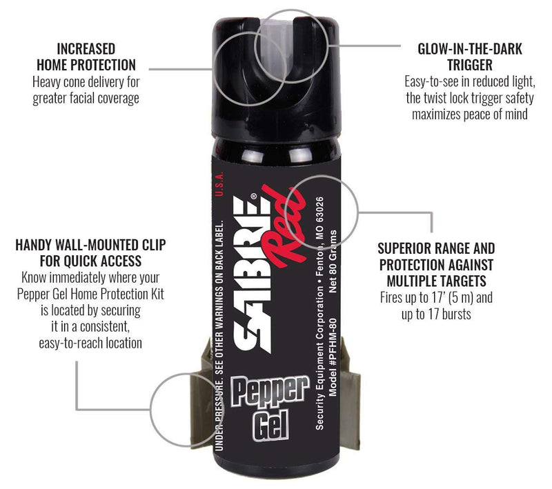 Sabre Red Pepper Gel Home Protection