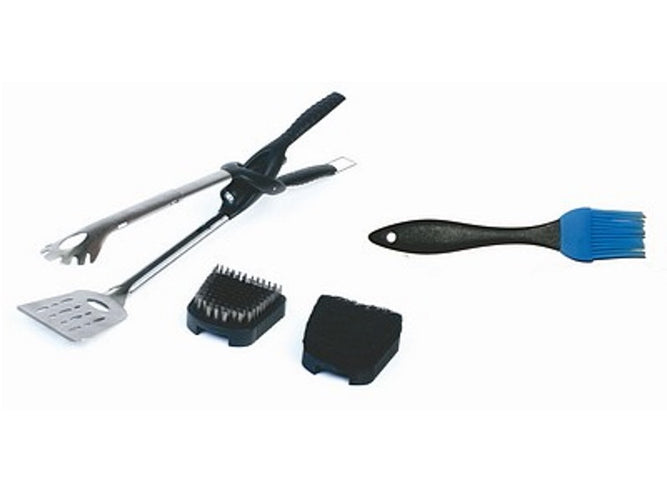 Tonglite 2 Kit with Stainless Steel Scouring & Basting Brushes