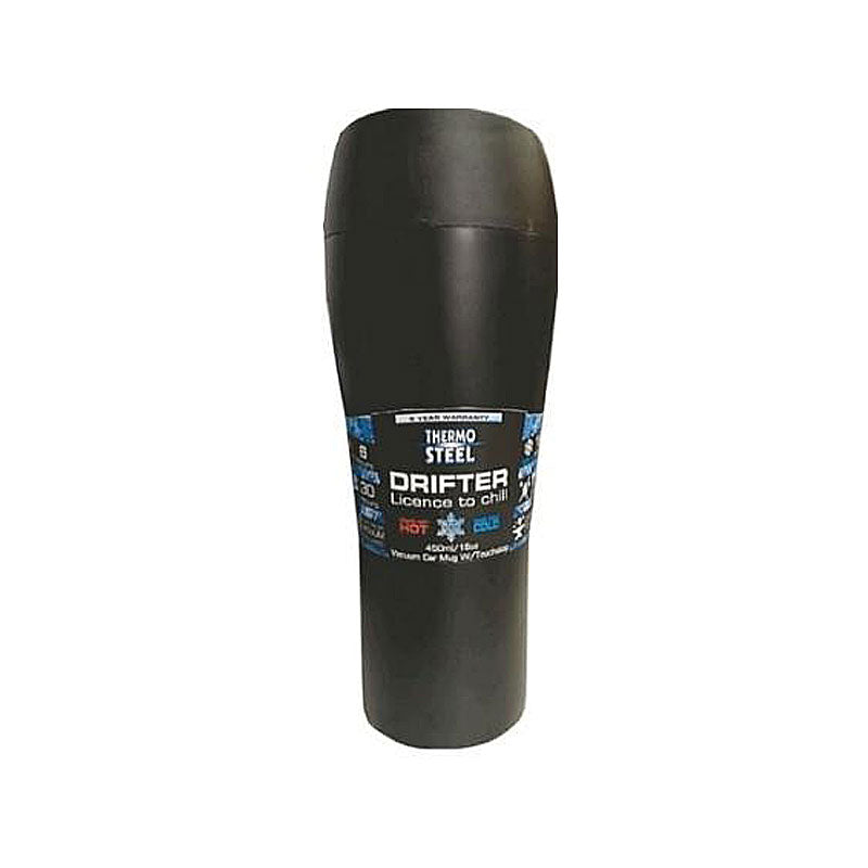 Thermosteel Drifter Car Mug 450ml – Black