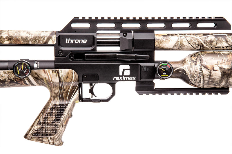 Reximex Throne PCP Camo Rifle Regulated with Case 5.5mm